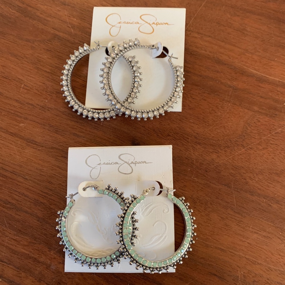 NWT Jessica Simpson hoop earring bundle